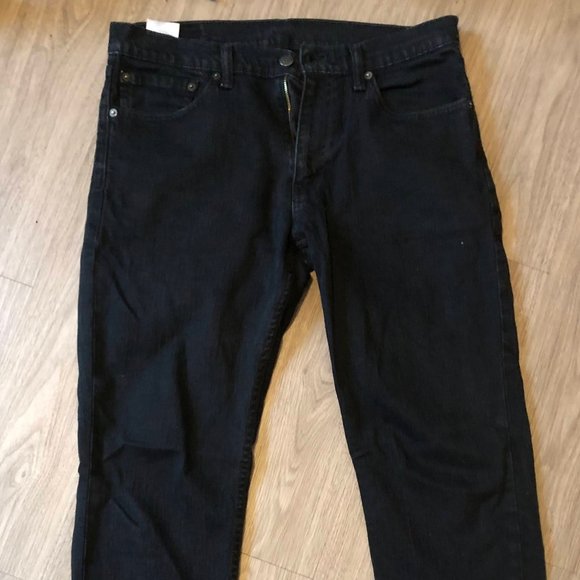 Levi’s black jeans - men’s 33x32 slim stretch fit - Picture 1 of 5